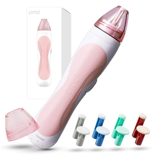 PMD Personal Microderm Pro - At-Home Microdermabrasion Machine with Kit for Face & Body -5 Piece set(Pack of 1), Blush