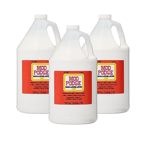 Mod Podge Waterbase Sealer, Glue and Finish (1-Gallon), CS11204B Gloss Finish (Pack of 4)