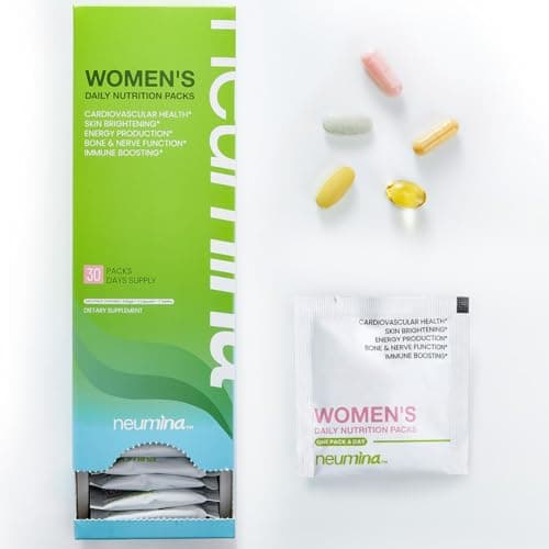 NEUMINA Womens Multivitamin Daily Vitamin Packs for Women, 30 Packs | All-in-One Vitamin Packs, Multivitamin for Women, Hair Skin & Nails Support, Energy Production, Bone Health, Stress Relief — image 1
