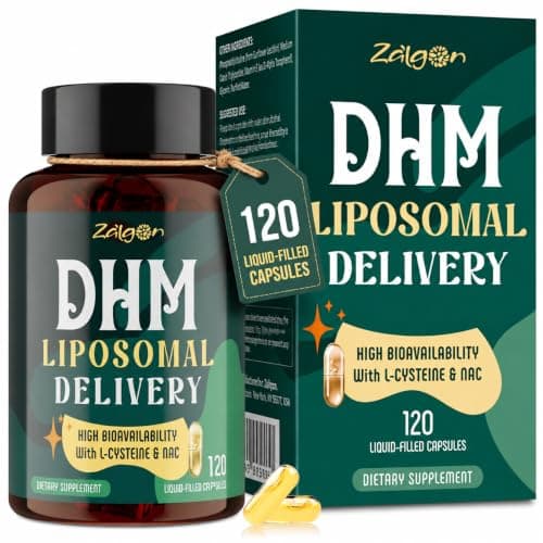 Liposomal DHM with Milk Thistle, NAC & B Vitamins, After-Drinking Support | Dihydromyricetin with L-cysteine & L-Theanine for Liver Detox and Supports Glutathione Production, Electrolytes for Hydration — image 1
