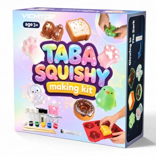 Taba Squishy Making Kit for Kids - DIY Squishy Maker Craft Kit | Make Your Own Squishy Kit - Squishies Craft Kits and Christmas Birthday Gifts for Girls 6 7 8 9 10 11 12 Year Old — image 1