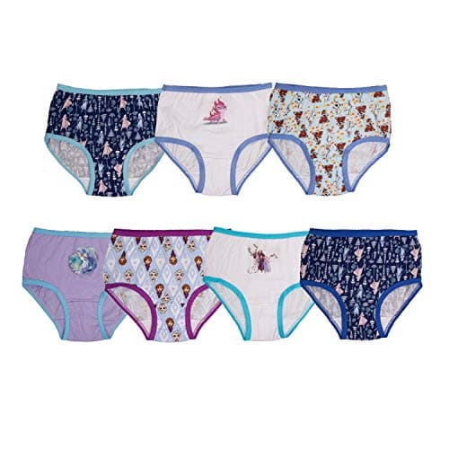Disney Frozen Underwear available in Brief Panties and Girl Shorts, Sizes 2/3T-10