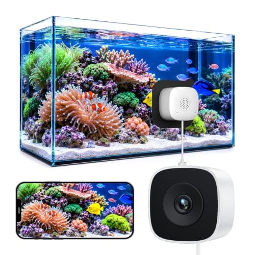 Akiyo Aquarium Fish Camera Pet Camera for Fish Tank Reptile Terrarium 2K | Color Night Vision, Auto‑Focus,AI Smart Detection, 2.4G&5G WiFi, Works with Alexa, Phone App Remote Monitor. — image 1