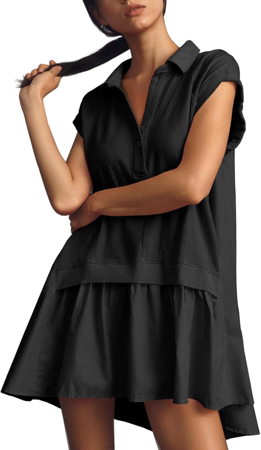 FISOEW Womens Summer Sweatshirt Dresses