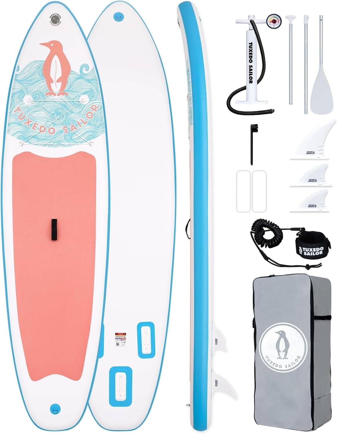 TUXEDO SAILOR Inflatable Stand Up Paddle Board