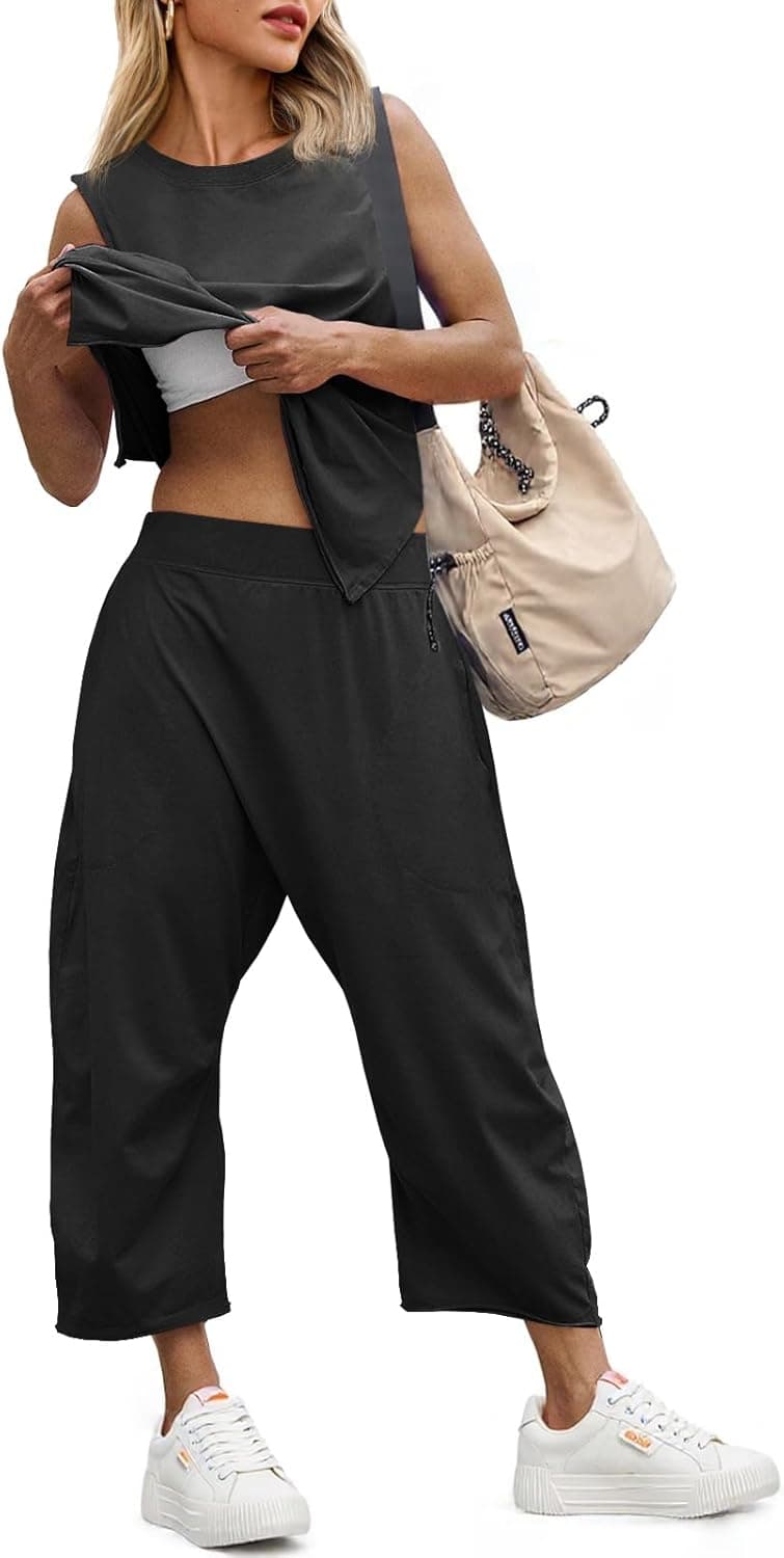 FISOEW Womens Summer 2 Piece Outfits