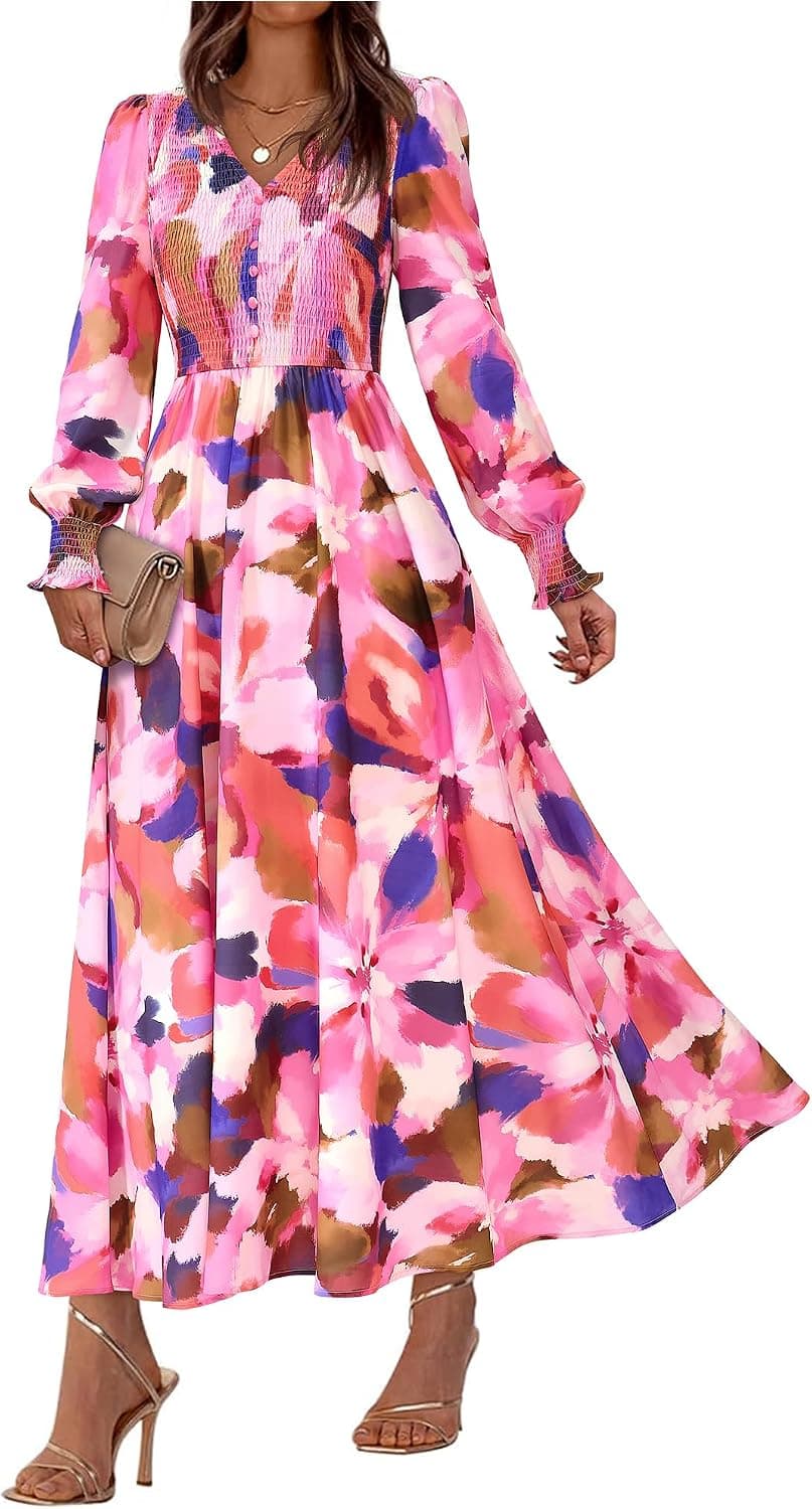 BTFBM Women Fall Wedding Guest Maxi Dresses