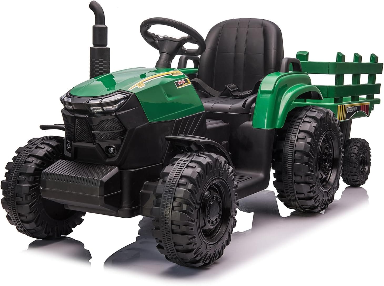GARVEE Kids Ride On Tractor with Trailer