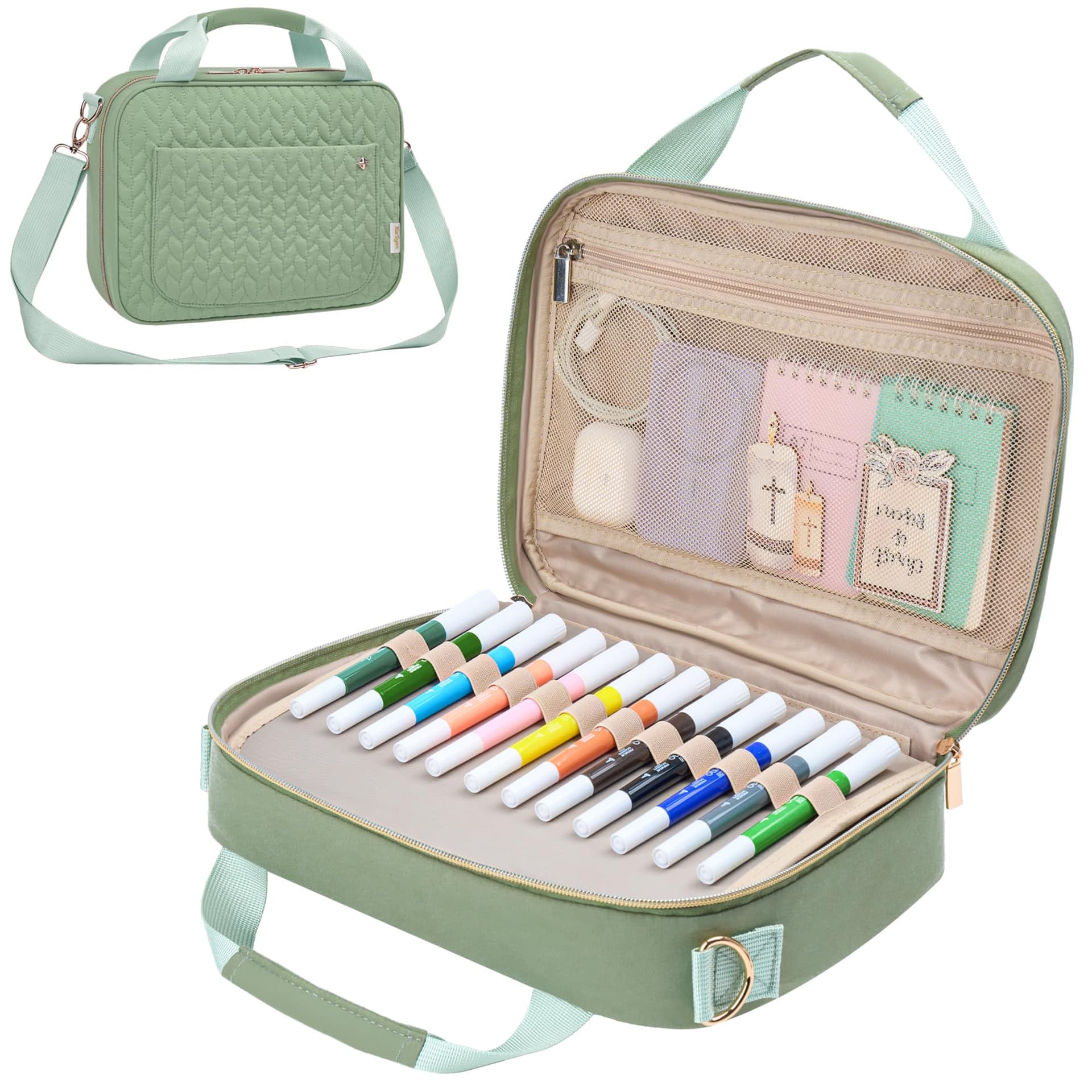 Bible Bag Cover Case for Women Study Supplies Kit Church Book Holder