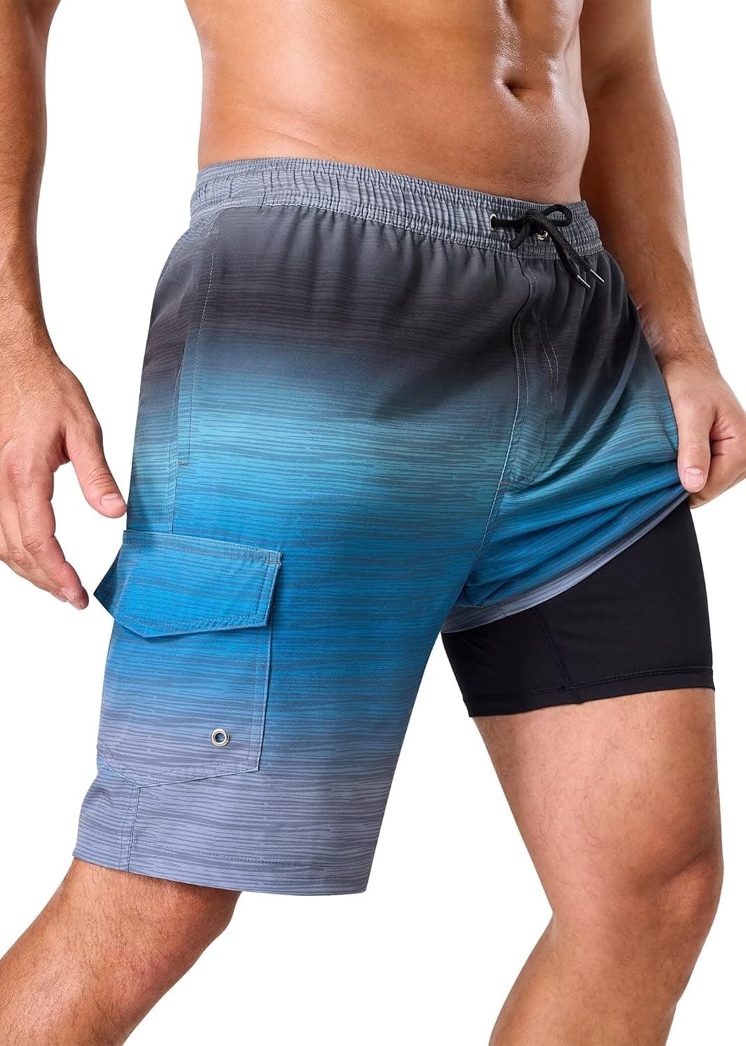 SILKWORLD Mens Swim Trunks