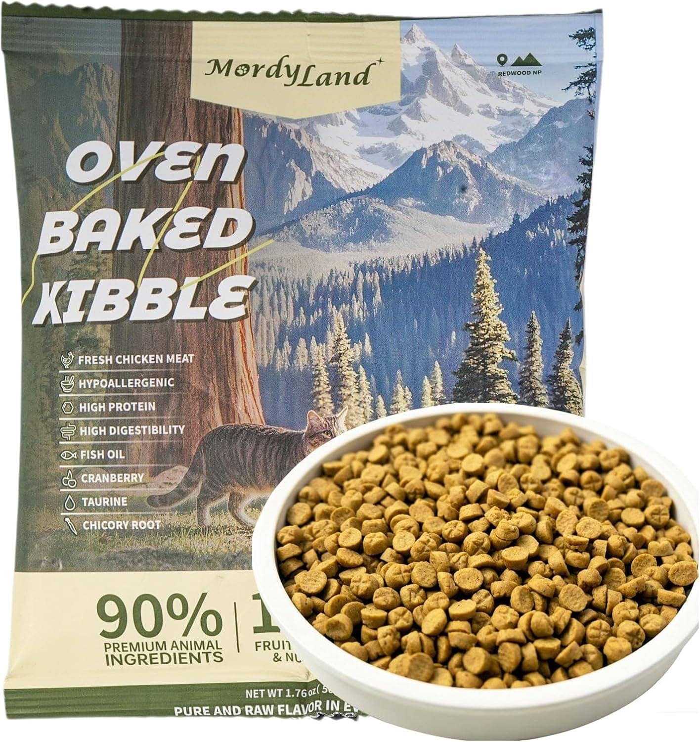 MORDYLAND Oven Baked High-Protein Dry Cat Food