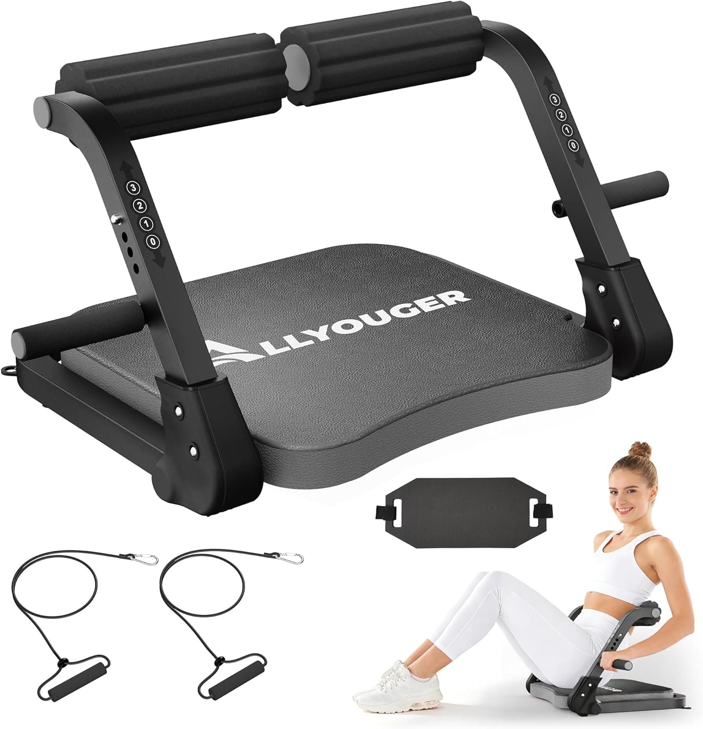 LEYEVE Adjustable Ab Machine