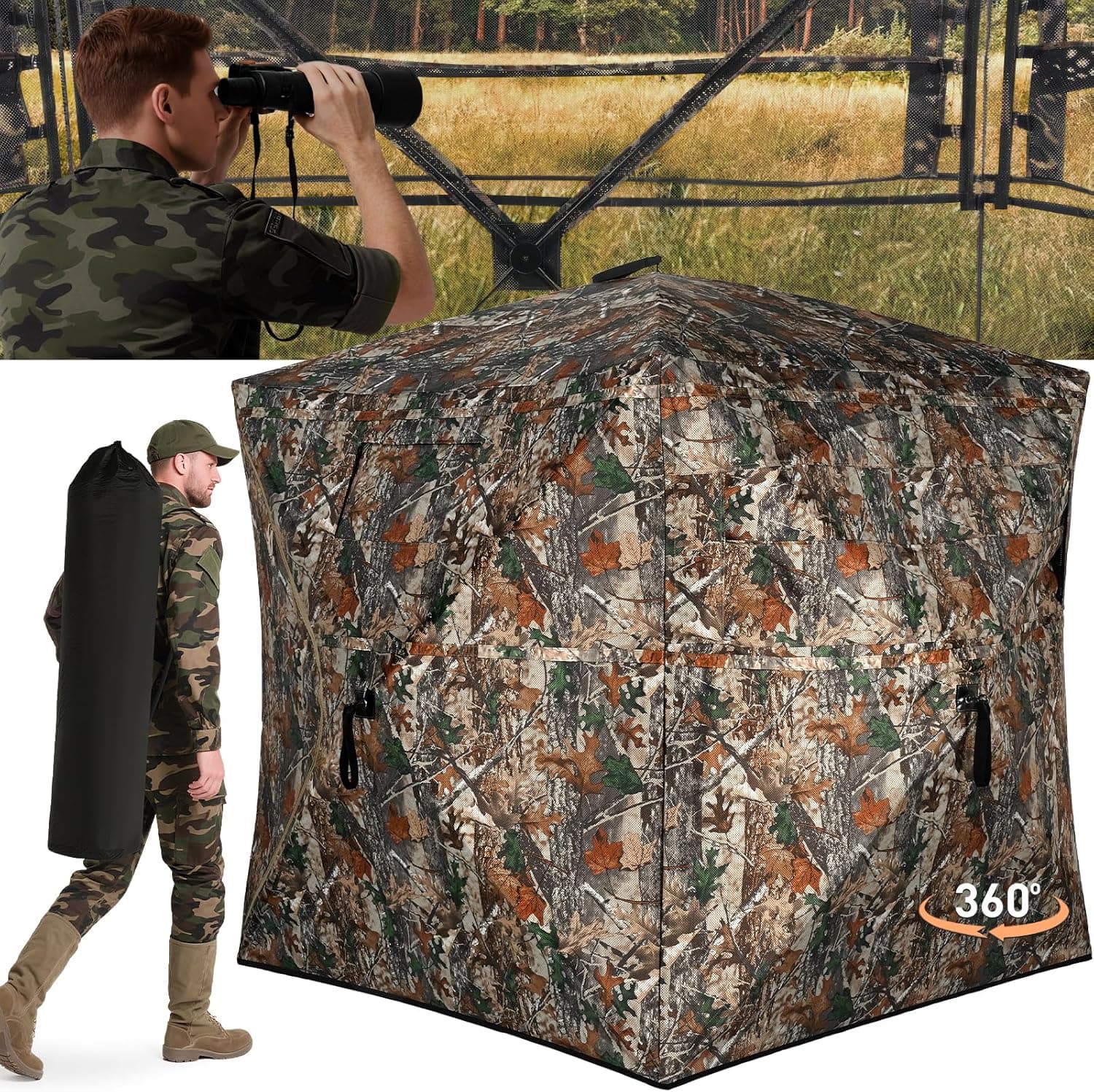 TLC SPORT Sport Hunting Blind with Carrying Bag